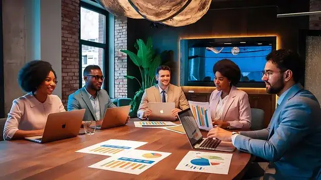 group employee analysis financial data marketing strategy 1222920 2094